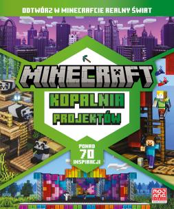 Minecraft. Kopalnia projektów. Odtwórz w Minecrafcie realny świat. Minecraft. Autor: Thomas McBrien. Multiszop.pl Okładka książki Minecraft. Kopalnia projektów. Odtwórz w Minecrafcie realny świat. Minecraft