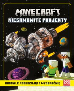 Minecraft. Niesamowite projekty. Autor: Thomas McBrien, Swampbaron, Anna Hikiert. Multiszop.pl Okładka książki Minecraft. Niesamowite projekty