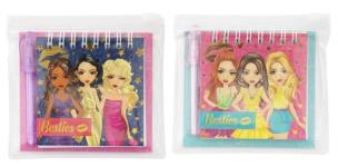 Opakowanie Mini notatnik 8x8 cm + długopis mix