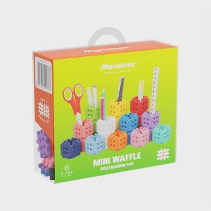 Mini Waffle 140 elementów Przybornik techniczny. Wydawca: MARIOINEX. Multiszop.pl Opakowanie Mini Waffle 140 elementów Przybornik techniczny