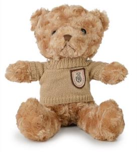 Opakowanie Miś kudłaty 22cm w sweterku beżowy