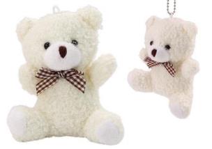 Opakowanie Miś przytulanka brelok biały 10cm