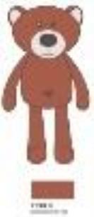 Miś Tulimy ceglasty 19cm. Wydawca: Balibazoo. Multiszop.pl Opakowanie Miś Tulimy ceglasty 19cm