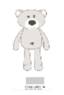 Miś Tulimy jasnoszary 19cm. Wydawca: Balibazoo. Multiszop.pl Opakowanie Miś Tulimy jasnoszary 19cm