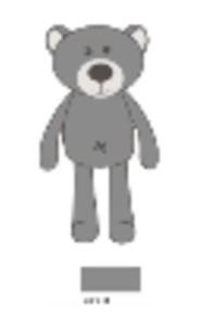 Miś Tulimy szary 19cm. Wydawca: Balibazoo. Multiszop.pl Opakowanie Miś Tulimy szary 19cm