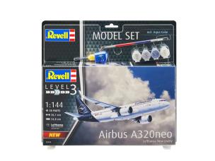 Model set 1:144 Airbus A320 Neo Lufthansa. Wydawca: Revell. Multiszop.pl Opakowanie Model set 1:144 Airbus A320 Neo Lufthansa