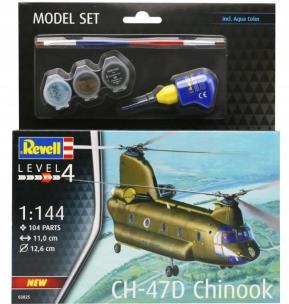Model set 1:144 CH-47D Chinook. Wydawca: Revell. Multiszop.pl Opakowanie Model set 1:144 CH-47D Chinook