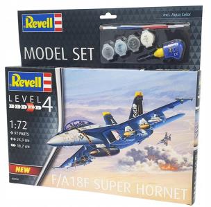 Model set 1:72 F/A18f Super Hornet. Wydawca: Revell. Multiszop.pl Opakowanie Model set 1:72 F/A18f Super Hornet