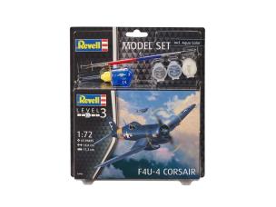 Model set 1:72 F4U-4 Corsair. Wydawca: Revell. Multiszop.pl Opakowanie Model set 1:72 F4U-4 Corsair