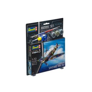 Model set 1:72 Spitfire MK.IIA. Wydawca: Revell. Multiszop.pl Opakowanie Model set 1:72 Spitfire MK.IIA