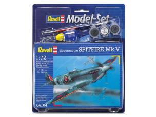 Model set Spitfire MK.V. Wydawca: Revell. Multiszop.pl Opakowanie Model set Spitfire MK.V