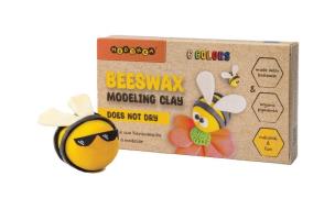 Modelina z wosku pszczelego 6 kolorów. Wydawca: Medenka. Multiszop.pl Opakowanie Modelina z wosku pszczelego 6 kolorów