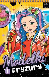 Okładka książki Modelki i fryzury. Z naklejkami