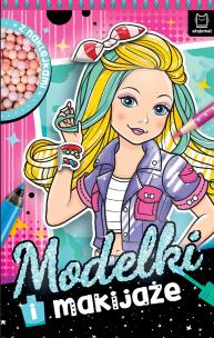 Okładka książki Modelki i makijaże. Z naklejkami