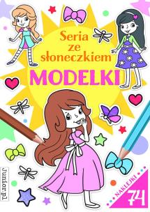 Okładka książki Modelki. Seria ze słoneczkiem