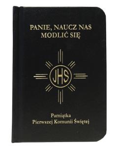 Okładka książki Modlitewnik Pierwsza Komunia Święta czarny