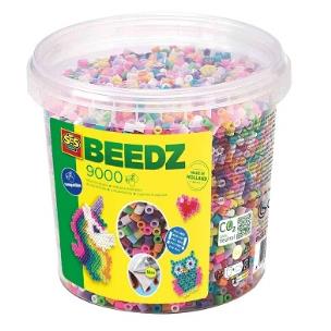 Modne koraliki do prasowania 9000 elementów. Wydawca: SES Creative. Multiszop.pl Opakowanie Modne koraliki do prasowania 9000 elementów