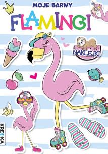 Okładka książki Moje barwy. Flamingi