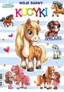 Okładka książki Moje barwy. Kucyki