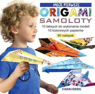 Moje pierwsze origami. Samoloty. Autor: Grabowska-Piątek Marcelina. Multiszop.pl Okładka książki Moje pierwsze origami. Samoloty