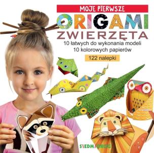 Moje pierwsze origami. Zwierzęta. Autor: Grabowska-Piątek Marcelina. Multiszop.pl Okładka książki Moje pierwsze origami. Zwierzęta