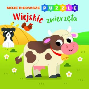 Okładka książki Moje pierwsze puzzle. Wiejskie zwierzęta