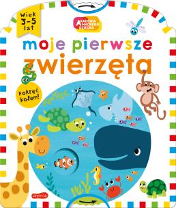Moje pierwsze zwierzęta. Akademia mądrego dziecka. Autor: Priddy  Roger. Multiszop.pl Okładka książki Moje pierwsze zwierzęta. Akademia mądrego dziecka