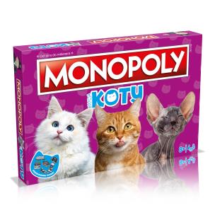 Monopoly Koty. Wydawca: Winning Moves. Multiszop.pl Opakowanie Monopoly Koty