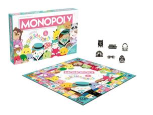 Monopoly Squishmallows. Wydawca: Winning Moves. Multiszop.pl Opakowanie Monopoly Squishmallows