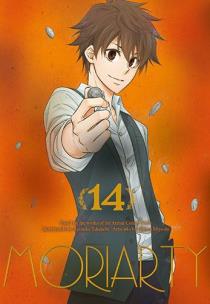 Moriarty. Tom 14. Autor: Ryosuke Takeuchi. Multiszop.pl Okładka książki Moriarty. Tom 14