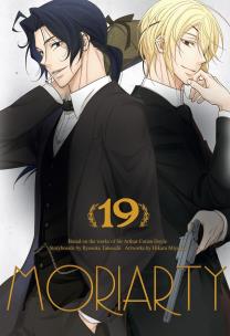 Moriarty. Tom  19. Autor: Hikaru Miyoshi, Ryousuke Takeuchi. Multiszop.pl Okładka książki Moriarty. Tom  19