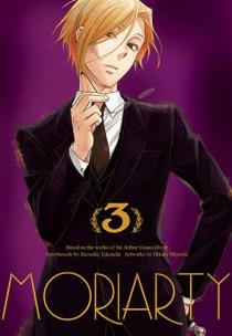 Moriarty. Tom 3. Autor: Ryosuke Takeuchi. Multiszop.pl Okładka książki Moriarty. Tom 3