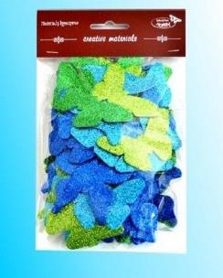 Opakowanie Motyle brokatowe 52szt