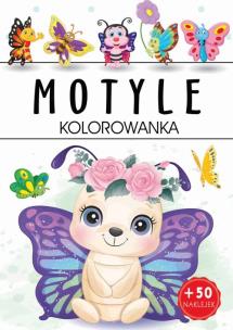 Okładka książki Motyle. Kolorowanka