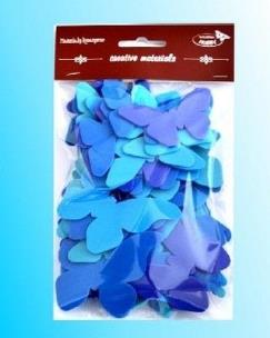 Opakowanie Motyle tonacja niebieska 52szt
