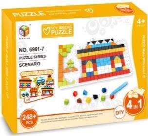 Opakowanie Mozaika 248 el. + 2 płytki - budowle