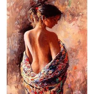 Opakowanie Mozaika diamentowa 5D - Akt kobiecy 40x30cm