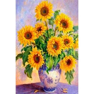 Opakowanie Mozaika diamentowa 5D - Słoneczniki 40x30cm