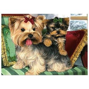 Opakowanie Mozaika diamentowa 5D - Yorki 40x30cm