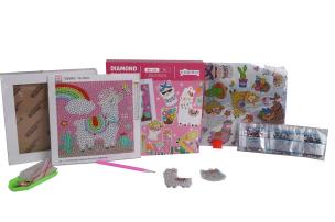 Opakowanie Mozaika diamentowa brelok naklejki Alpaka