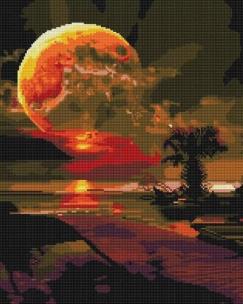 Opakowanie Mozaika diamentowa - Księżyc 40x50cm