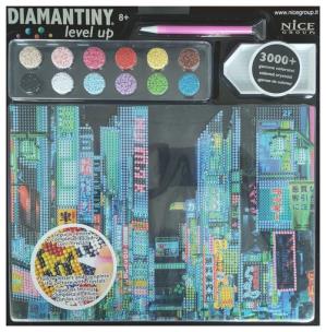 Okładka książki MOZAIKA DIAMENTOWA LEVEL UP- MIASTO 3