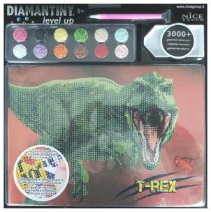 Okładka książki MOZAIKA DIAMENTOWA LEVEL UP-T-REX