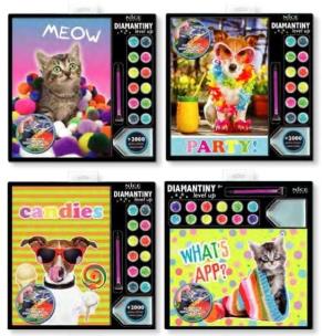 Opakowanie Mozaika diamentowa Level Up - Zwierzęta