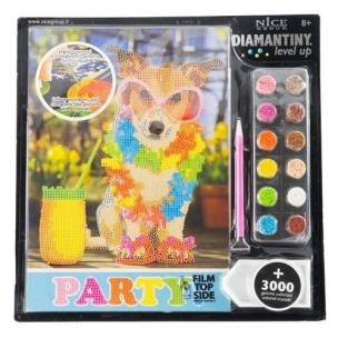 Opakowanie Mozaika Diamentowa Pies Party