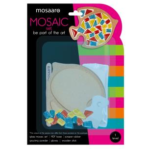 Mozaika szklana - Ryba. Wydawca: Mosaaro. Multiszop.pl Opakowanie Mozaika szklana - Ryba