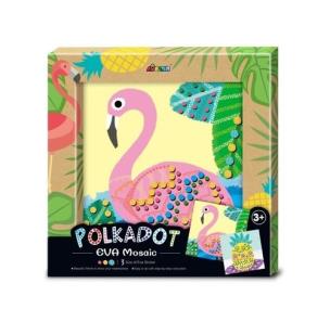 Opakowanie Mozaika w kropki-Flaming