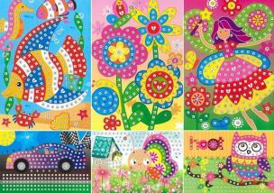 Opakowanie Mozaika z pianki Kids 6szt 01