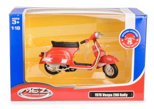 Opakowanie MSZ 1:18 1976 Vespa 200 Rally/67709/red