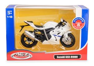 Opakowanie MSZ 1:18 SUZUKI GSX-R1000/67703/white